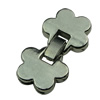 Clasps. Fashion Zinc Alloy Jewelry Findings.18x20mm. Hole:11x1.8mm. Sold by KG

