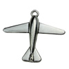 Pendant. Fashion Zinc Alloy jewelry findings.Airplane 52x46mm. Sold by KG
