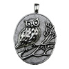 Pendant. Fashion Zinc Alloy jewelry findings.Animal 47x68mm. Sold by KG
