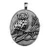 Pendant. Fashion Zinc Alloy jewelry findings.Animal 47x68mm. Sold by KG