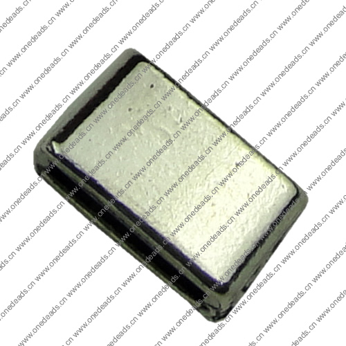 Slider, Zinc Alloy Bracelet Findinds, 8.3x13mm, Hole size:10x2mm, Sold by KG