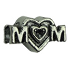 Slider, Zinc Alloy Bracelet Findinds,16x10mm, Hole size:5mm, Sold by KG

