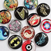 Fashion Mixed Style Round Glass Cabochon Dome Cameo Jewelry Finding 18mm Sold by PC
