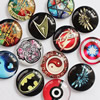 Fashion Mixed Style Round Glass Cabochon Dome Cameo Jewelry Finding 18mm Sold by PC