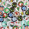 Fashion Mixed Style Cartoo Christmas Round Glass Cabochon Dome Cameo Jewelry Finding 16mm Sold by PC
