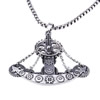 wholesale Retro steampunk Anchor gears pendant link chain necklace costume jewelry punk friendship gifts Sold by Stiand

