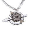 wholesale Retro steampunk Clocks gears pendant link chain necklace costume jewelry punk friendship gifts Sold by Stiand
