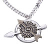 wholesale Retro steampunk Clocks gears pendant link chain necklace costume jewelry punk friendship gifts Sold by Stiand