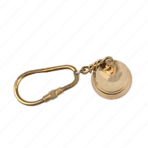 wholesale Retro steampunk Small bell pendant link chain Key Chain costume jewelry punk friendship gifts Sold by Stiand