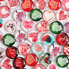 Fashion Mixed Style Cartoo Heart Round Glass Cabochon Dome Cameo Jewelry Finding 20mm Sold by PC
