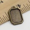 Zinc Alloy Cabochon Settings. Fashion Jewelry Findings. 18x12mm Inner dia 13x9.5mm. Sold by KG
