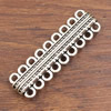 Magnetic Clasps, Zinc Alloy Bracelet Findinds,57x17mm, Hole size:3mm, Sold by PC
