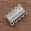 Magnetic Clasps, Zinc Alloy Bracelet Findinds,25x15mm, Hole size:2mm, Sold by PC