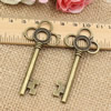 Pendant. Fashion Zinc Alloy jewelry findings.Key 64x28mm. Sold by KG