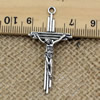 Pendant. Fashion Zinc Alloy jewelry findings.Cross 41.5x21mm. Sold by PC
