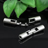 Clasps. Fashion Zinc Alloy Jewelry Findings.34x6mm. Hole:3mm. Sold by PC
