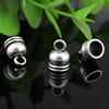 Zinc Alloy Cord End Caps, lead-free,11x8mm, hole:6mm, Sold by KG
