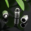 Zinc Alloy Cord End Caps, lead-free,8x4mm, hole:3mm, Sold by KG
