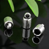 Zinc Alloy Cord End Caps, lead-free,8x4mm, hole:3mm, Sold by KG