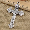 Pendant. Fashion Zinc Alloy jewelry findings.Cross 59x35.5mm. Sold by KG