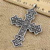 Pendant. Fashion Zinc Alloy jewelry findings.Cross 73.5x51mm. Sold by KG