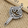 Pendant. Fashion Zinc Alloy jewelry findings.Cross 39x20mm. Sold by KG
