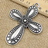 Pendant. Fashion Zinc Alloy jewelry findings.Cross 72x53mm. Sold by KG