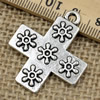 Pendant. Fashion Zinc Alloy jewelry findings.Cross 35x30mm. Sold by KG
