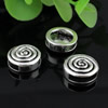 Slider, Zinc Alloy Bracelet Findinds, 14x14mm, Hole size:11x3mm, Sold by KG