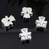 Slider, Zinc Alloy Bracelet Findinds, 10x9mm, Hole size:6x2mm, Sold by KG