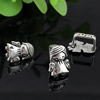 Slider, Zinc Alloy Bracelet Findinds, 15x11mm, Hole size:10x7mm, Sold by KG
