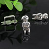 Slider, Zinc Alloy Bracelet Findinds, 18x8mm, Hole size:10x7mm, Sold by KG
