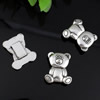 Slider, Zinc Alloy Bracelet Findinds, 25x21mm, Hole size:10x3mm, Sold by KG
