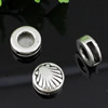 Slider, Zinc Alloy Bracelet Findinds, 13x13mm, Hole size:10x2.5mm, Sold by KG
