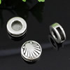 Slider, Zinc Alloy Bracelet Findinds, 13x13mm, Hole size:10x2.5mm, Sold by KG