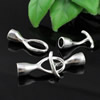 Clasps.Fashion Zinc Alloy Jewelry Findings.36x14mm. Hole:5mm.Sold by KG