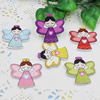 Wooden Pendant, Fashion DIY-accessories Mixed color Angel 30x29mm, Sold by PC

