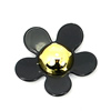 FlatBack Resin Black Daisy Flower Cabochons Jewelry Fit Mobile Phone Headwear DIY Handmade Decoration Accessory 37mm Sold by PC