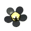 FlatBack Resin Black Daisy Flower Cabochons Jewelry Fit Mobile Phone Headwear DIY Handmade Decoration Accessory 37mm Sold by PC
