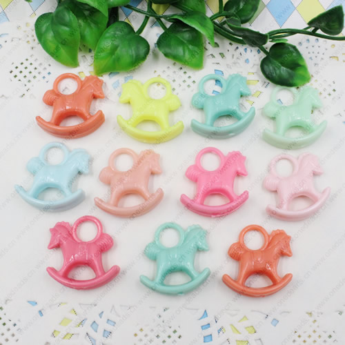 Fashion Resin Pendants & Charms For Children DIY Jewelry Necklace & Bracelet Accessory 29x28mm ,Sold by KG