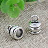 Zinc Alloy Cord End Caps, lead-free,16x11mm, hole:7mm, Sold by KG