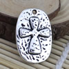 Pendant. Fashion Zinc Alloy jewelry findings.Cross 29x20mm. Sold by KG
