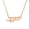 New 2015 Fashion Cute"XoXo" Pendant Necklace Metal Alloy with Chain Made Jewelry 3x3.5mm Sold by Stiand
