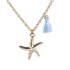 New 2015 Fashion Cute"Starfish" Pendant Necklace Metal Alloy with Chain Made Jewelry Sold by Stiand
