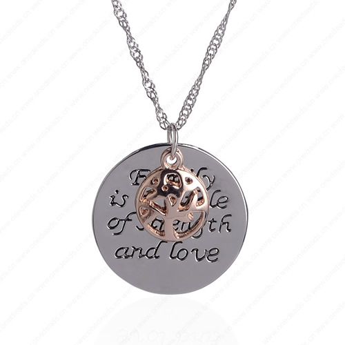 New 2015 Fashion Cute Pendant Necklace Metal Alloy with Chain Made Jewelry Sold by Stiand