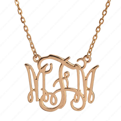 New 2015 Fashion Cute Pendant Necklace Metal Alloy with Chain Made Jewelry 3x3.5mm Sold by Stiand