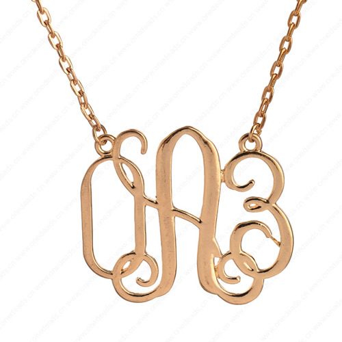 New 2015 Fashion Cute Pendant Necklace Metal Alloy with Chain Made Jewelry 3x3.5mm Sold by Stiand