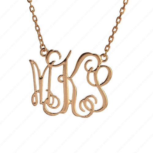 New 2015 Fashion Cute Pendant Necklace Metal Alloy with Chain Made Jewelry 3x3.5mm Sold by Stiand