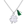 New 2015 Fashion Cute "Clover" Pendant Necklace Metal Alloy with Chain Made Jewelry Sold by Stiand
