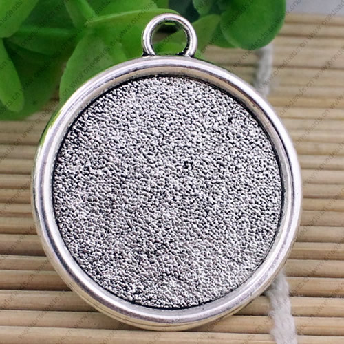 Zinc Alloy Cabochon Settings. Fashion Jewelry Findings.40x35mm Inner dia 29.5mm. Sold by PC